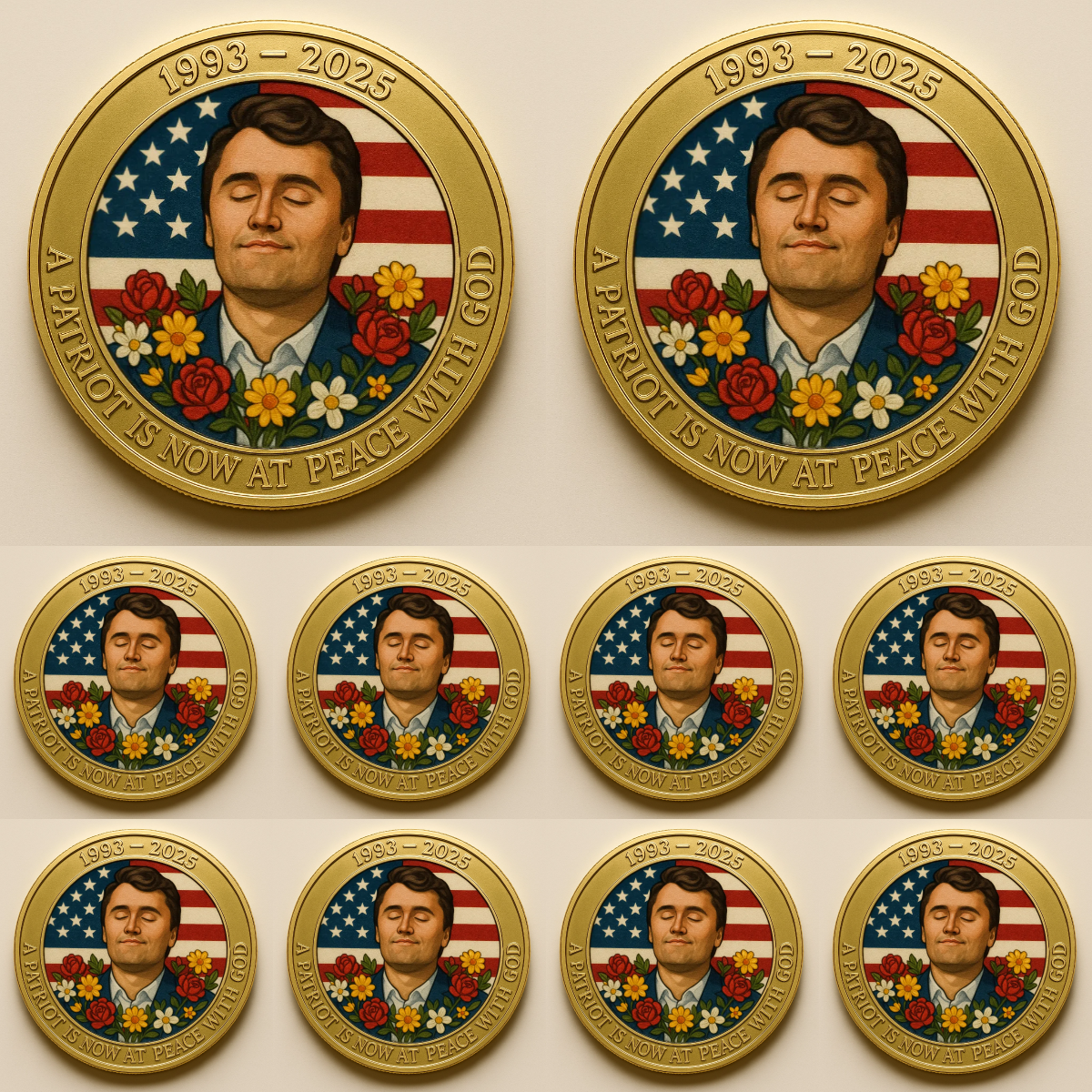 🙏60% OFF For Charlie's Fans - 🎗️🕊️Charlie At Peace Memorial Coin