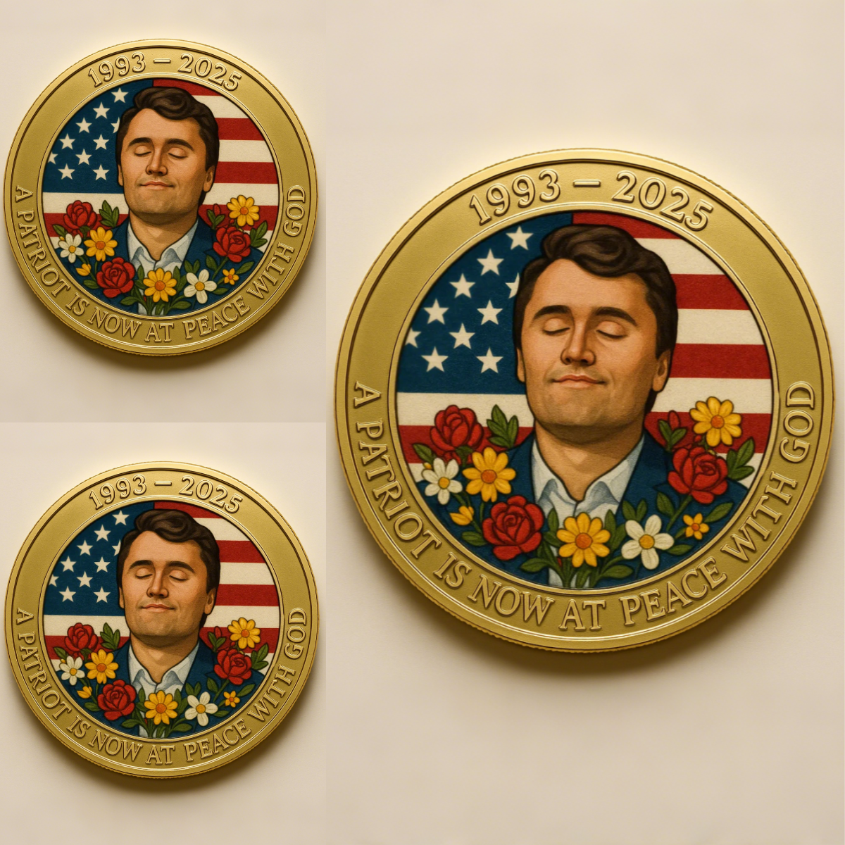 🙏60% OFF For Charlie's Fans - 🎗️🕊️Charlie At Peace Memorial Coin