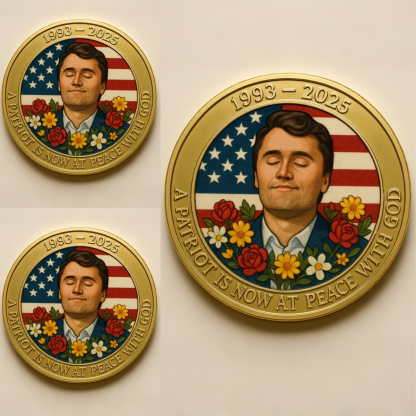 🙏60% OFF For Charlie's Fans - 🎗️🕊️Charlie At Peace Memorial Coin