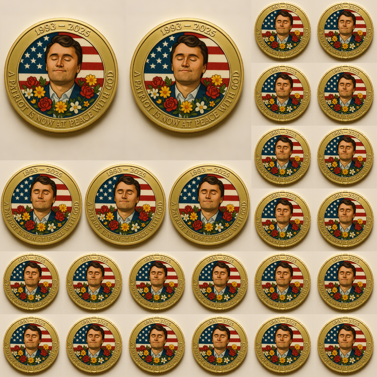 🙏60% OFF For Charlie's Fans - 🎗️🕊️Charlie At Peace Memorial Coin