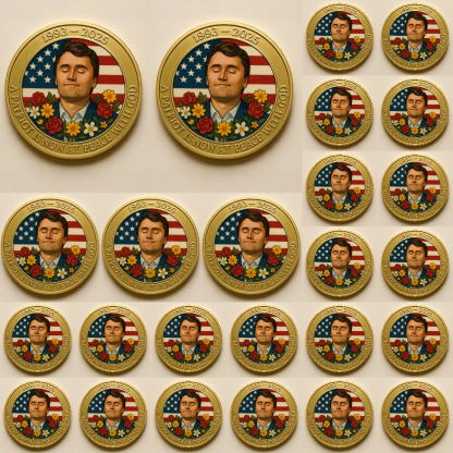 🙏60% OFF For Charlie's Fans - 🎗️🕊️Charlie At Peace Memorial Coin