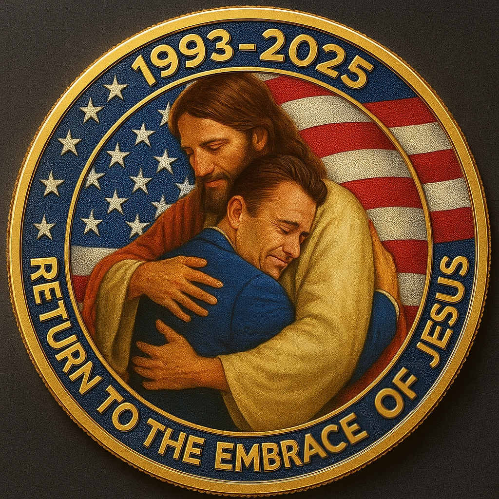 🙏60% OFF For Charlie's Fans - 🎗️🕊️Charlie Embrace Jesus Coin
