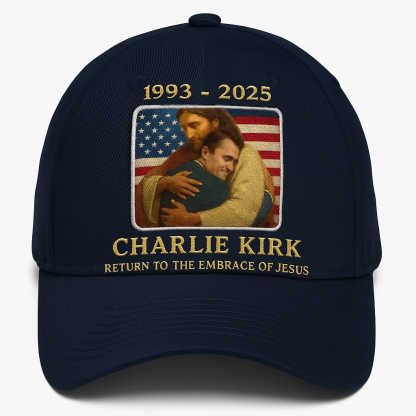 🕊️🎗️🙏Charlie Kirk Embrace Jesus Memorial Hat