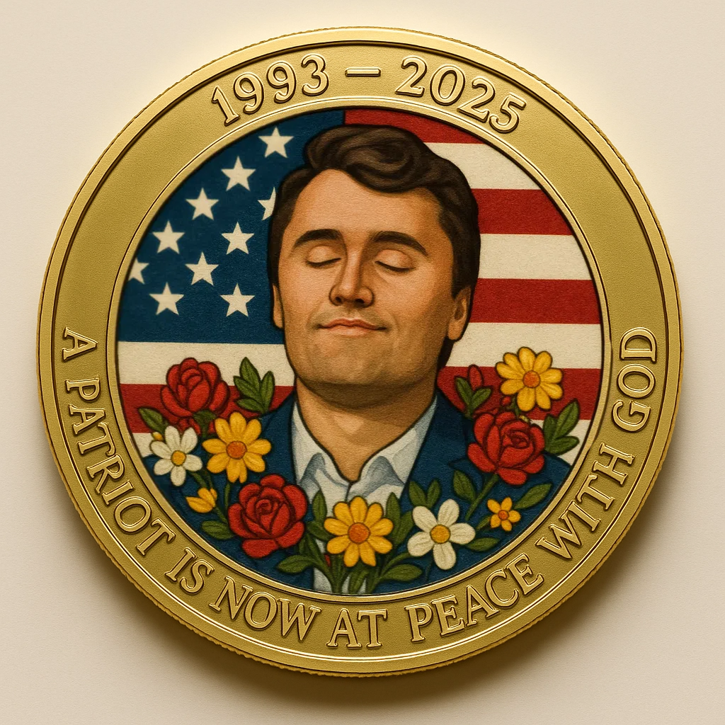 🙏60% OFF For Charlie's Fans - 🎗️🕊️Charlie At Peace Memorial Coin