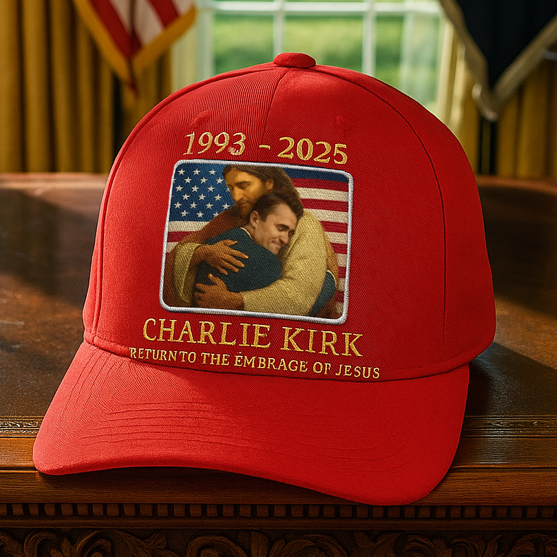 🕊️60% OFF For Charlie's Fans - 🎗️🙏Charlie Kirk Embrace Jesus Memori