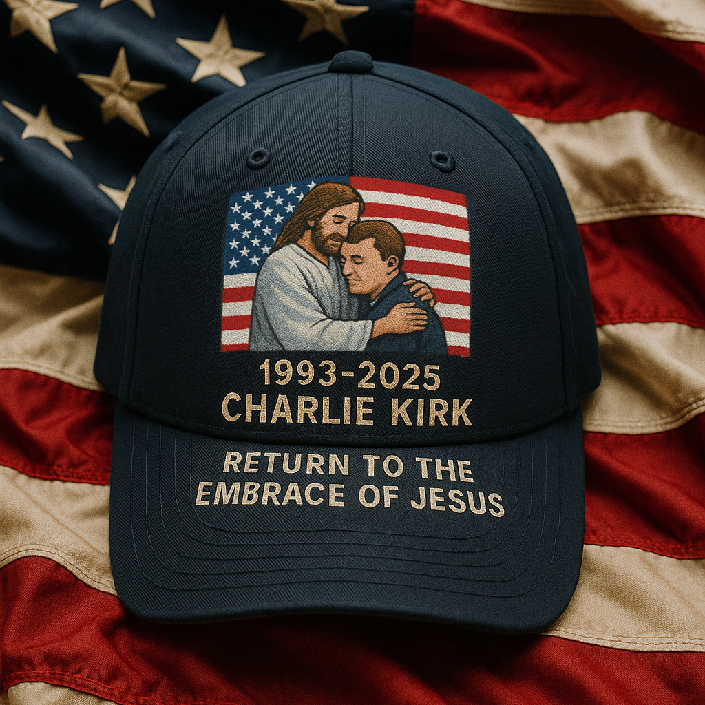 🙏60% OFF For Charlie's Fans - 🎗️🕊️Charlie Kirk Embrace Jesus Memori