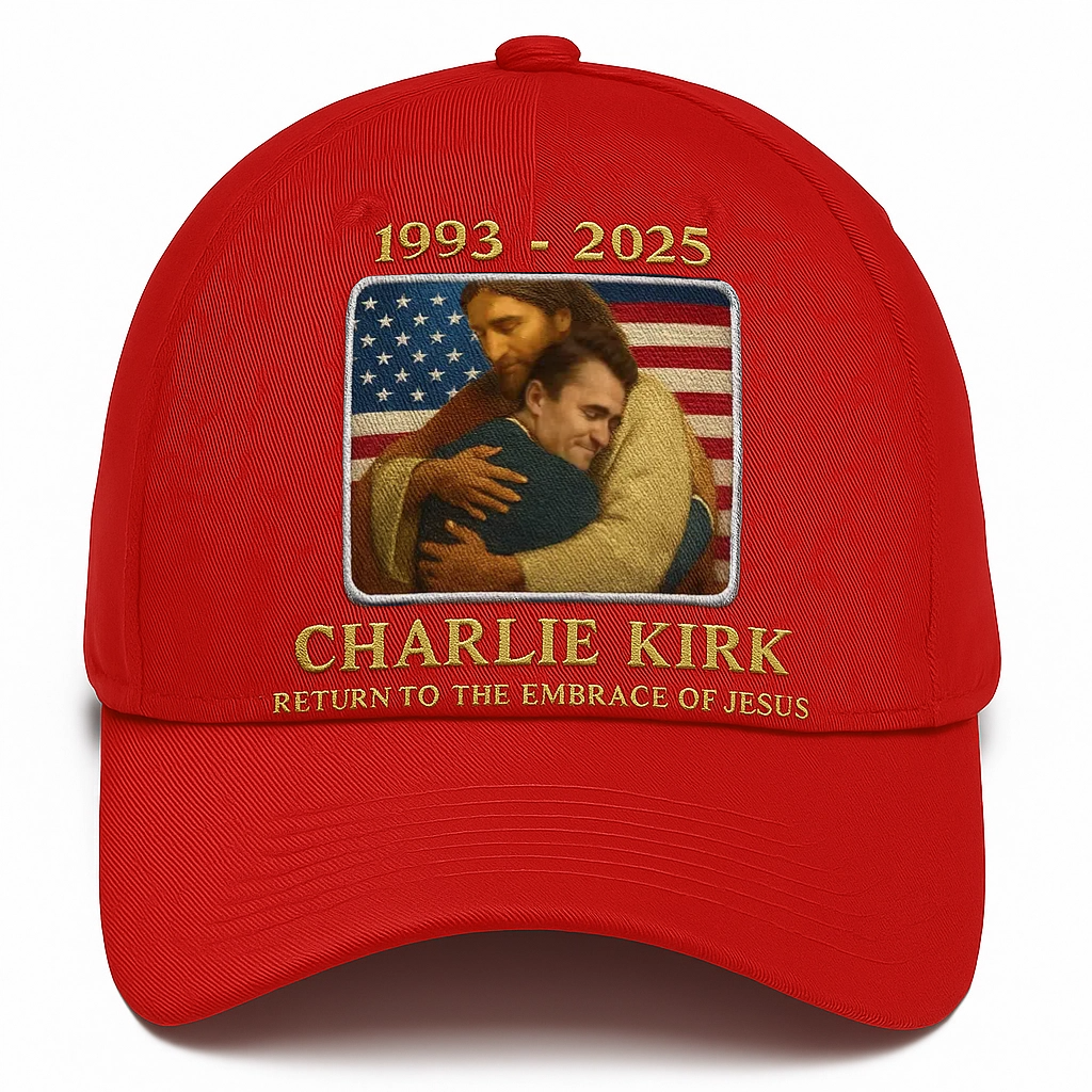 🕊️🎗️🙏Charlie Kirk Embrace Jesus Memorial Hat