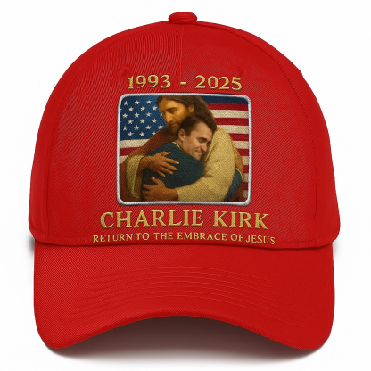 🕊️🎗️🙏Charlie Kirk Embrace Jesus Memorial Hat