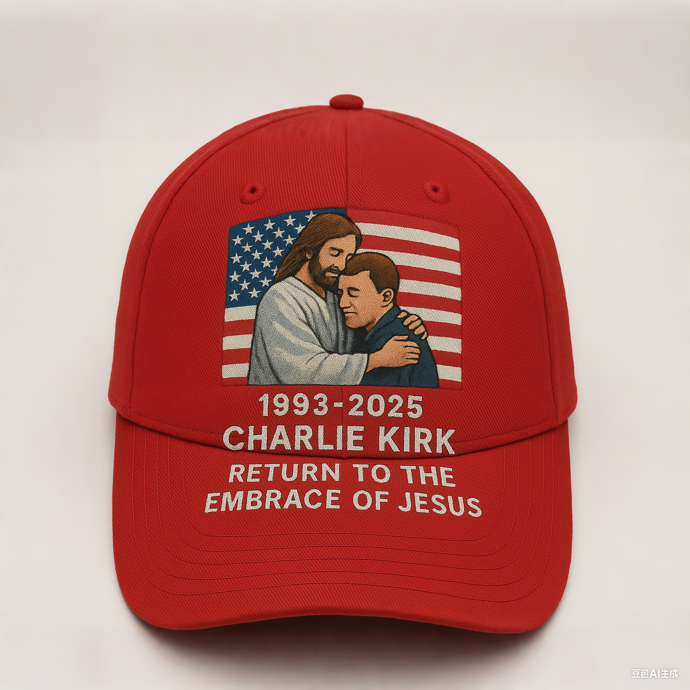 🙏🎗️🕊️Charlie Kirk Embrace Jesus Memorial Hat