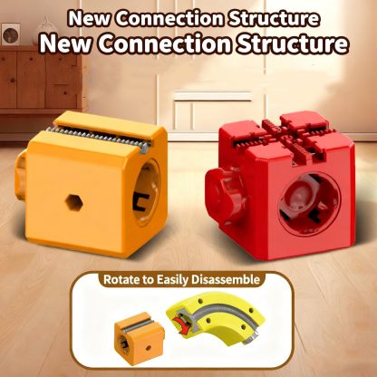 Rail Train  Set 3D Embedded Race Track Gravity Defying Motorized Car Rail Cube DIY  Montessori Sensory  Building Toy 123 Pcs STEM Christmas Birthday Gift