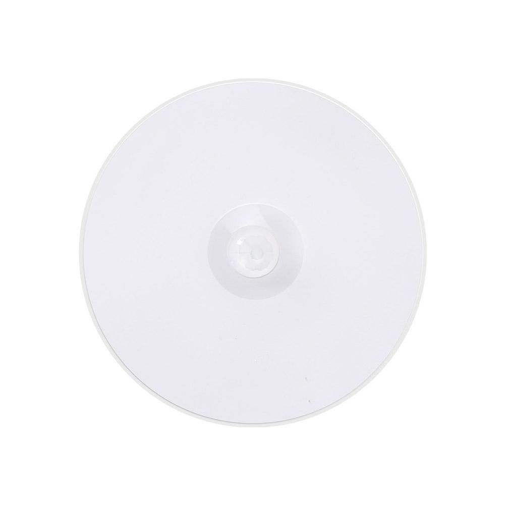 2pcs LED Motion Sensor Lights USB Rechargeable Wireless Cabinet Magnetic Night Lamps warm n white light