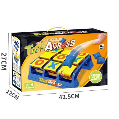 Toss Across Kids Outdoor Game, Bean Bag Toss for Camping and Family Night, Get Three In A Row for 2 to 4 Players