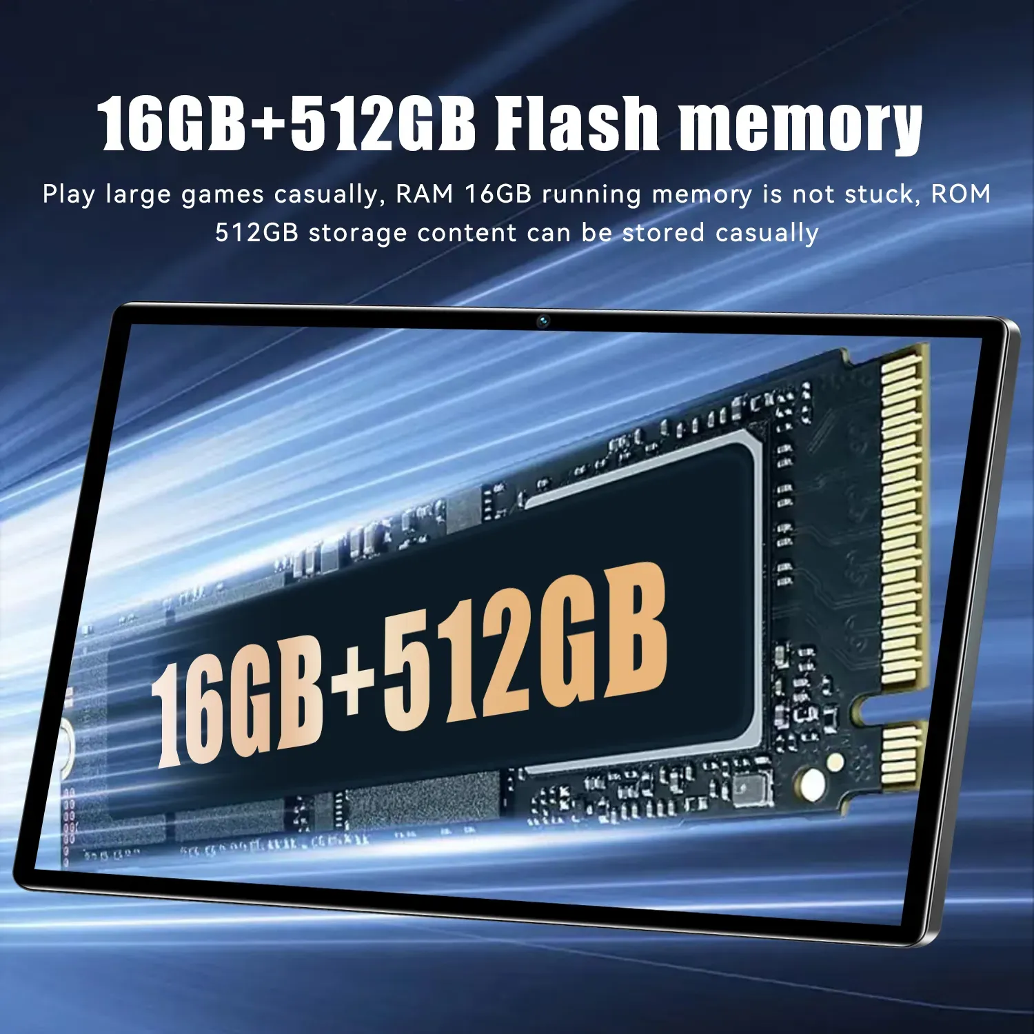 5G Android Tablet 10.1 Inch 16GB 512GB Storage WIFI Dual SIM Long Battery Device Grey Sleek Multimedia Christmas Gifts