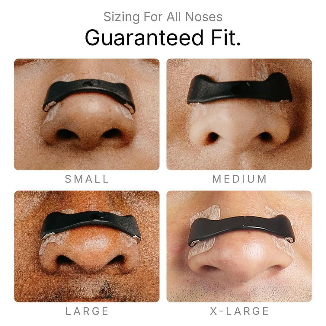 Magnetic Nose Strips,60 Pcs Easier Breath Nasal Strips Anti Snoring,Nose Strips Better Sleep AntiSnore Sleep Aid for Sleep Travel Sports,White