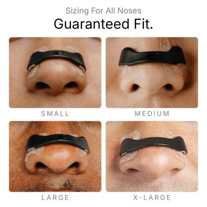 Magnetic Nose Strips,60 Pcs Easier Breath Nasal Strips Anti Snoring,Nose Strips Better Sleep AntiSnore Sleep Aid for Sleep Travel Sports,White