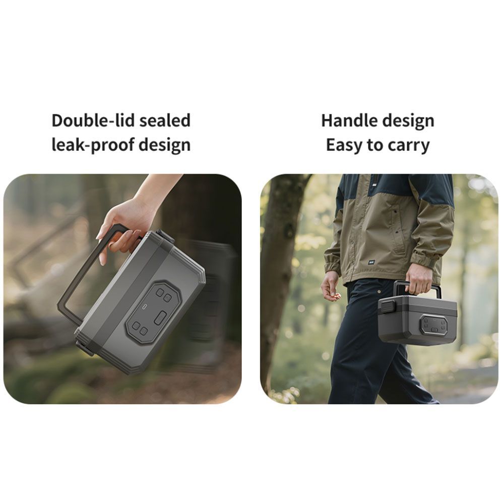 1.2L Cordless Electric Lunch Box, Self Heating Lunch Box Battery Powered with Automatic Heating, BPA Free, Meal Prep Friendly