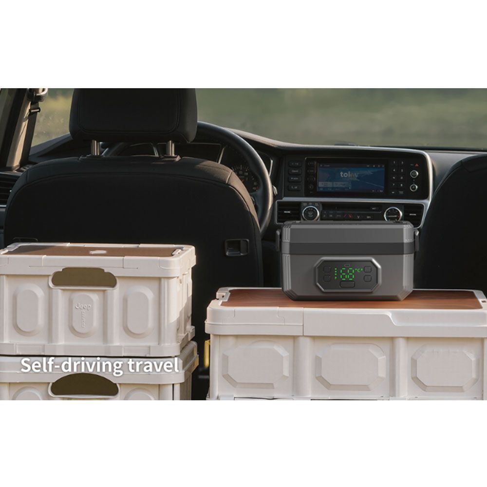 1.2L Cordless Electric Lunch Box, Self Heating Lunch Box Battery Powered with Automatic Heating, BPA Free, Meal Prep Friendly