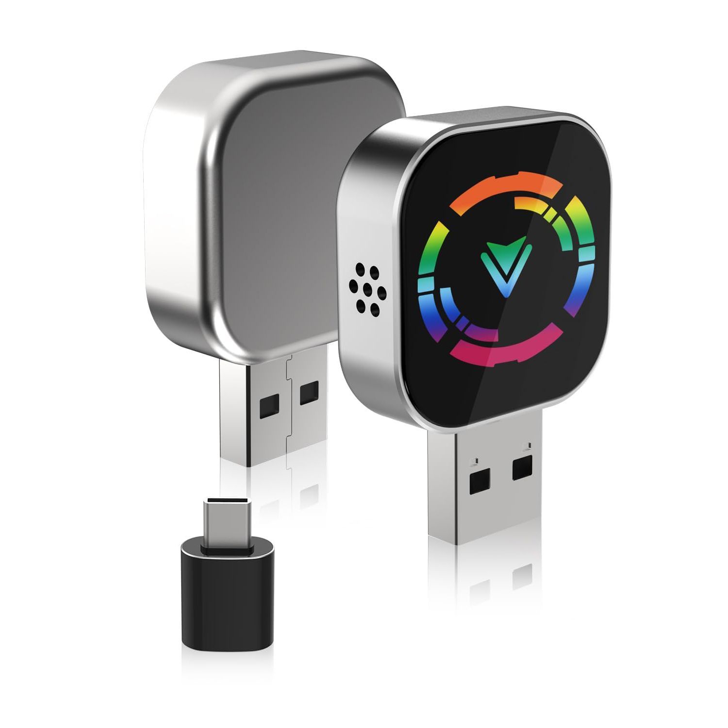 Wireless Carplay Adapter,Mini Carplay for Apple iPhone & Android Auto Wireless Adapter,for Cars with Built-in Wired Apple Carplay