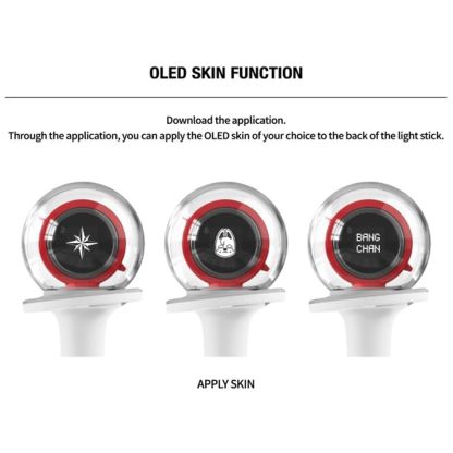 Stray Kids Official Light Stick Ver 2 Kpop Concert Lightstick, LED Fan Merchandise for Concert Events Collectors