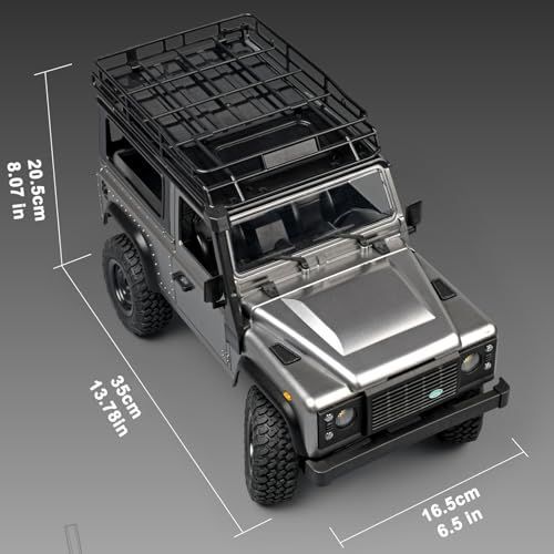 Skymaker MN99S RC Rock Crawler 4x4 Land Rover RC Crawler 1/12 Scale Remote Control Truck All Terrains Proportional Throttle Steering 280 Motor Upgraded