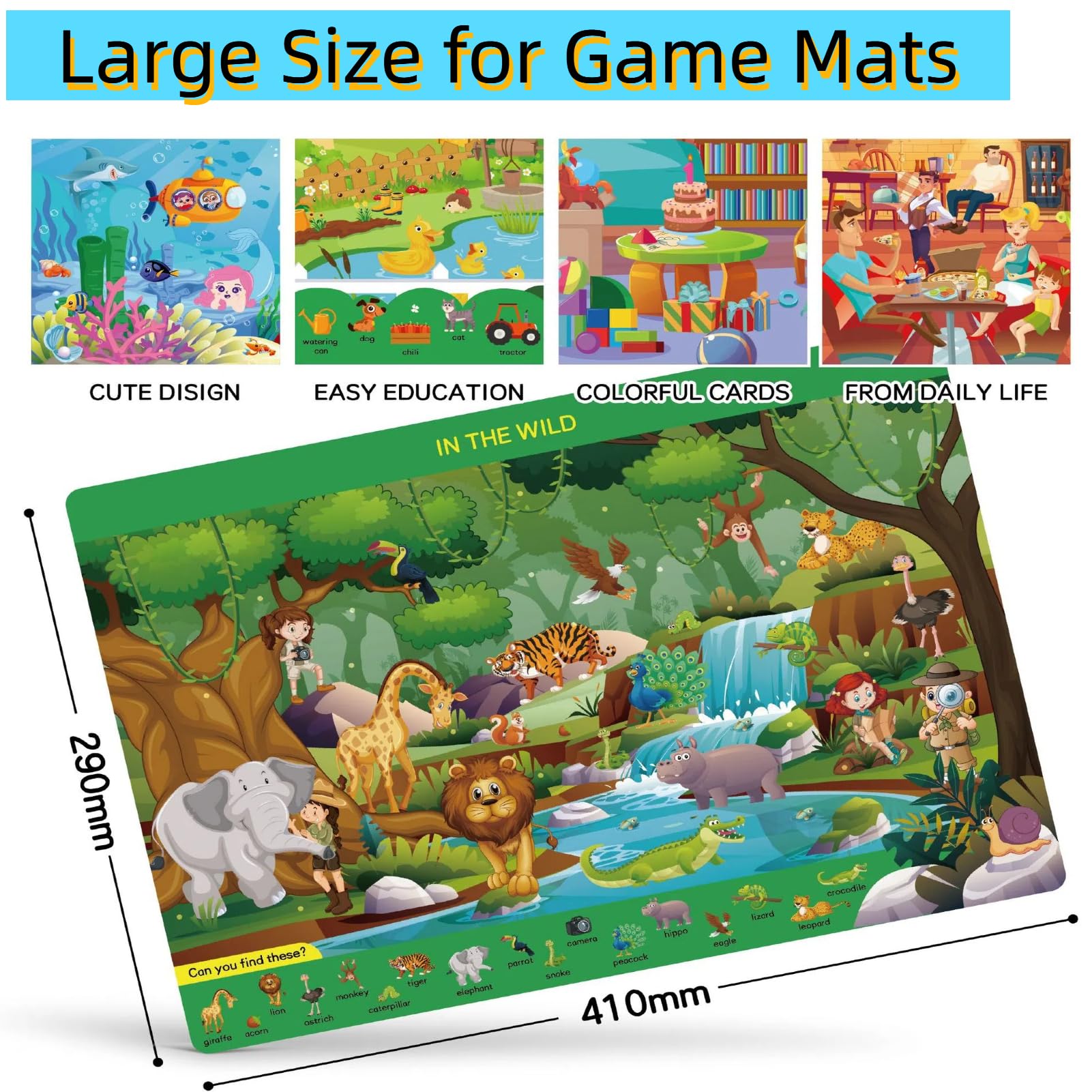 Preschool Learning Activities Search and Find Books,Travel Game for Road Trip Car Airplane,Busy Book Activity Books Birthday Gifts for Kids Ages 3+