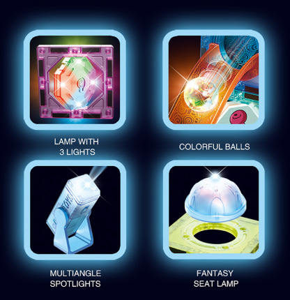 110 PCS Light Magnetic Tiles Building Blocks for Kids,3D Clear Educational STEM Building Toys,Magnetic Marble Run Blocks Toys, Christmas, Holiday Gift