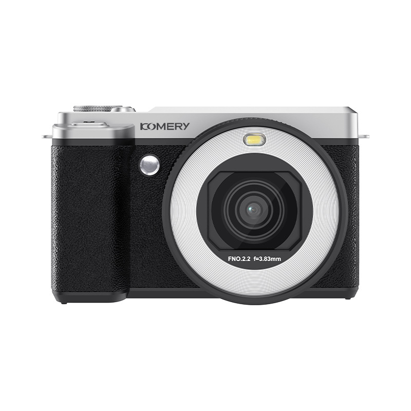 Black 5K HD WiFi 32G Card Micro Digital Camera Student Party Campus Dual Camera Flip Cover