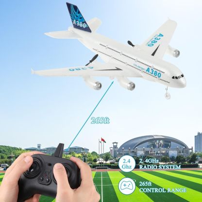 Remote Control Airplane RC 2.4Ghz 3 Channel 6-Axis Gyro EPP Foam Easy Fly Fighter Plane Beginner Kids Birthday Gift Durable