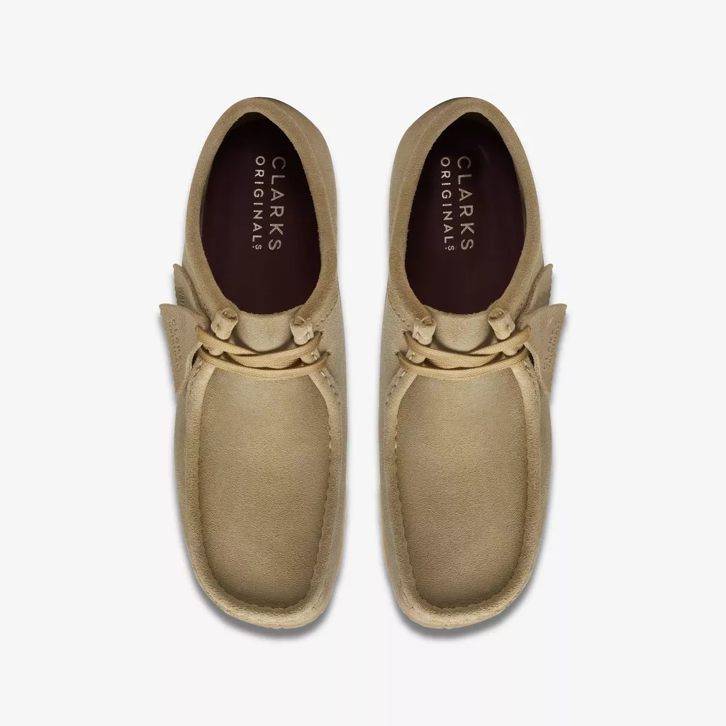 WALLABEE PALE LIME SUEDE