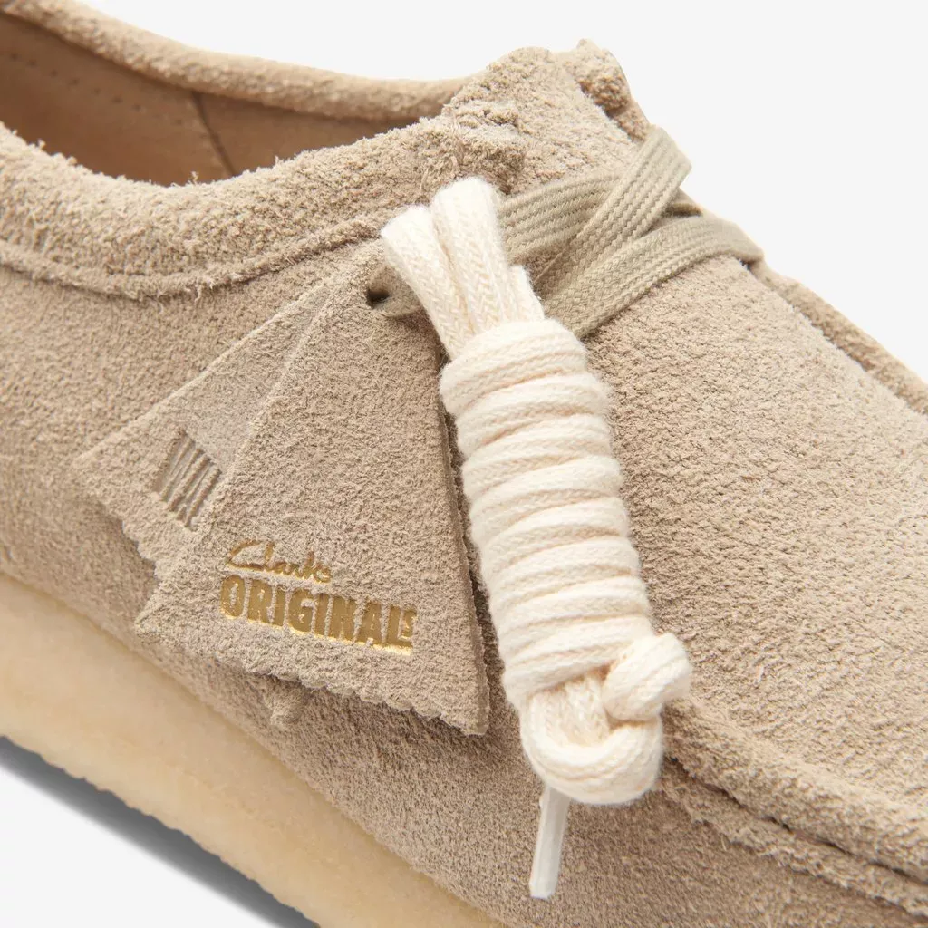 WALLABEE PALE LIME SUEDE