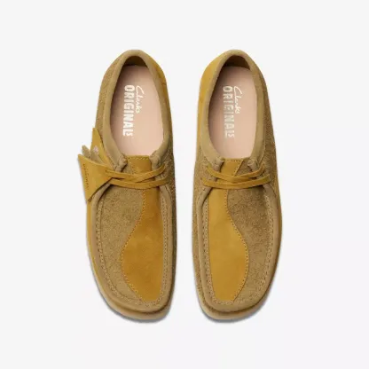 WALLABEE PALE LIME SUEDE