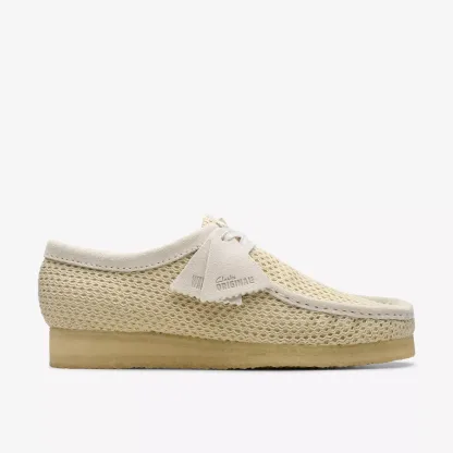 WALLABEE PALE LIME SUEDE
