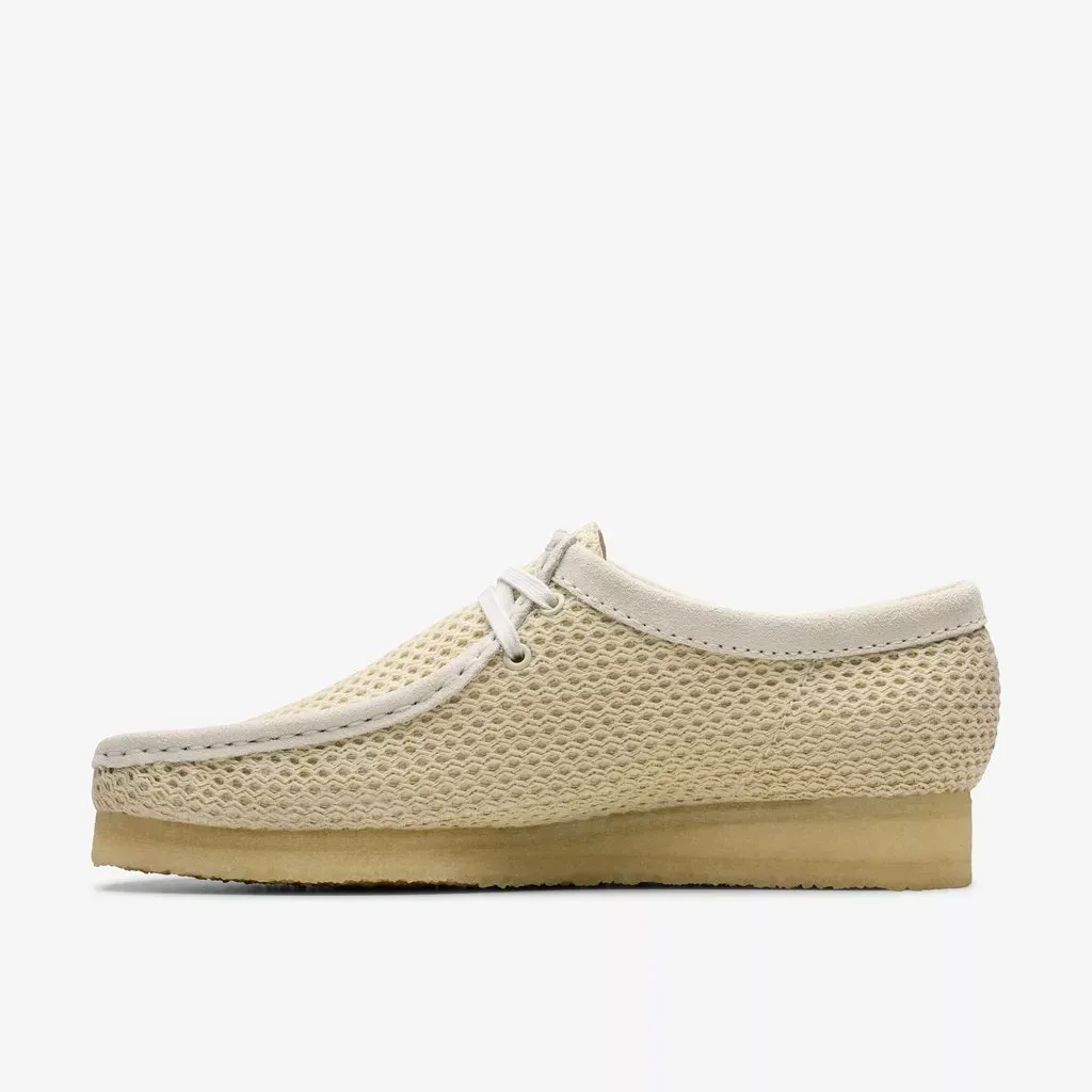 WALLABEE PALE LIME SUEDE