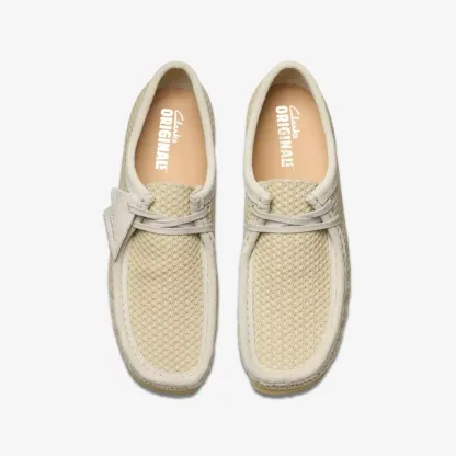 WALLABEE PALE LIME SUEDE