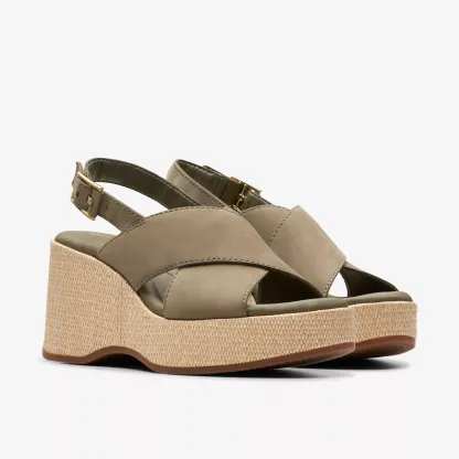 MANON WISH OLIVE NUBUCK