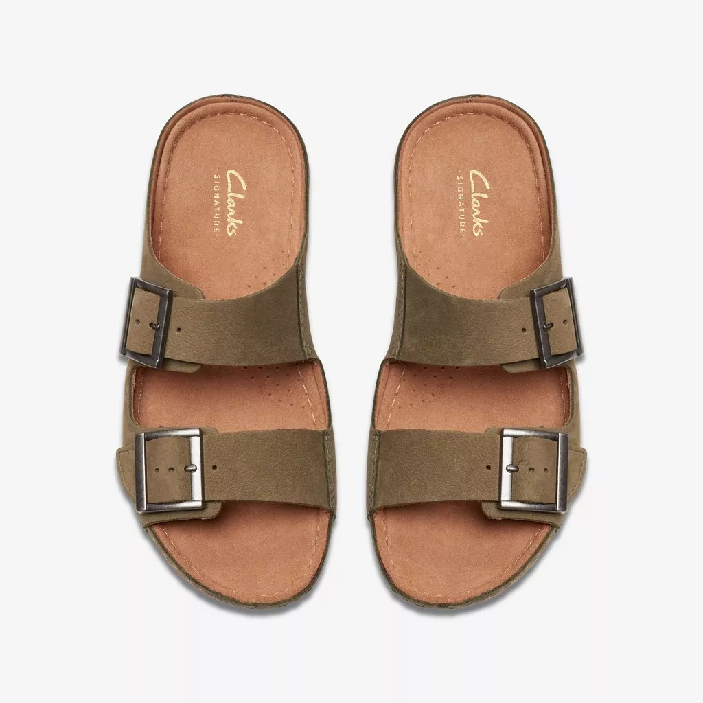 BROOKLEIGH SUN OLIVE NUBUCK