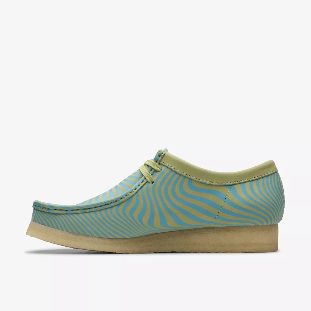 WALLABEE PALE LIME SUEDE