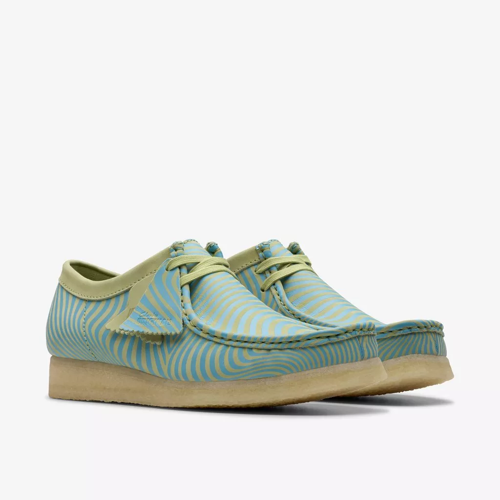 WALLABEE PALE LIME SUEDE