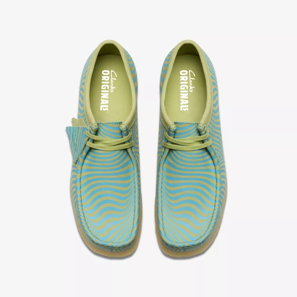 WALLABEE PALE LIME SUEDE