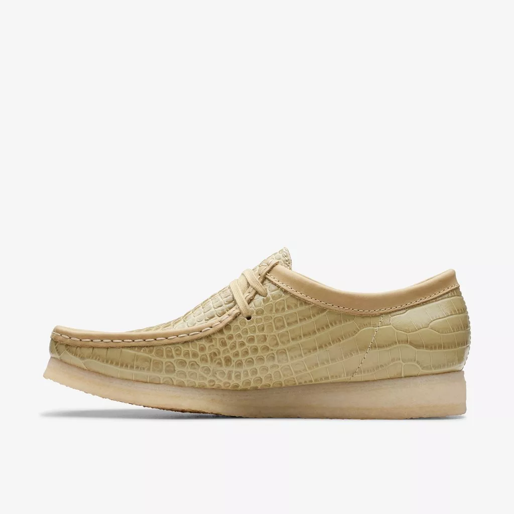 WALLABEE PALE LIME SUEDE
