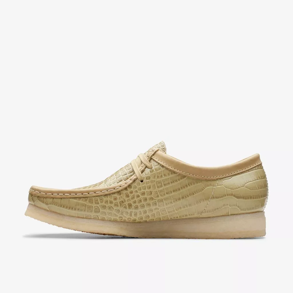 WALLABEE PALE LIME SUEDE