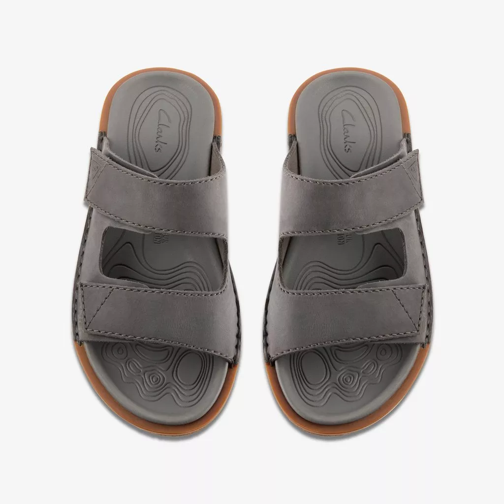 LITTON STRAP DARK GREY LEATHER