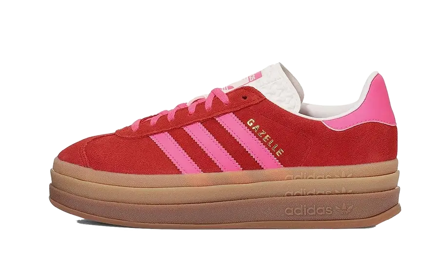 Adittgdas Gazelle Bold Collegiate Red Lucid Pink