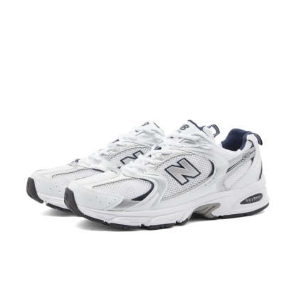 New Balttgance 530 White Silver Navy