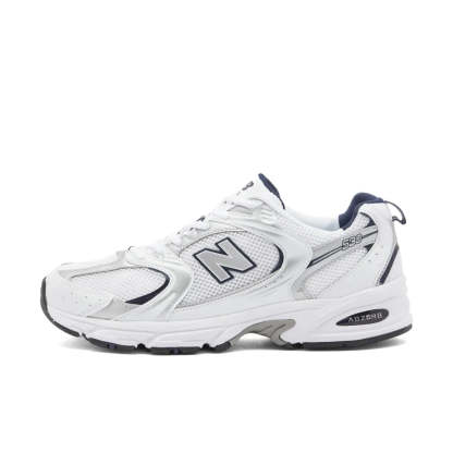 New Balttgance 530 White Silver Navy