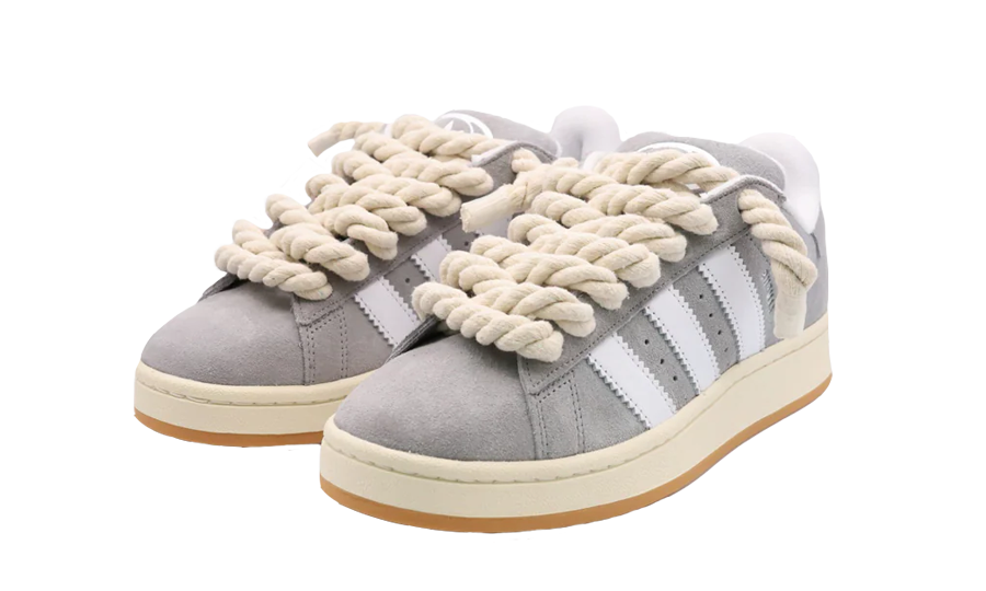 Adittgdas Campus 00s Grey White Rope Lace