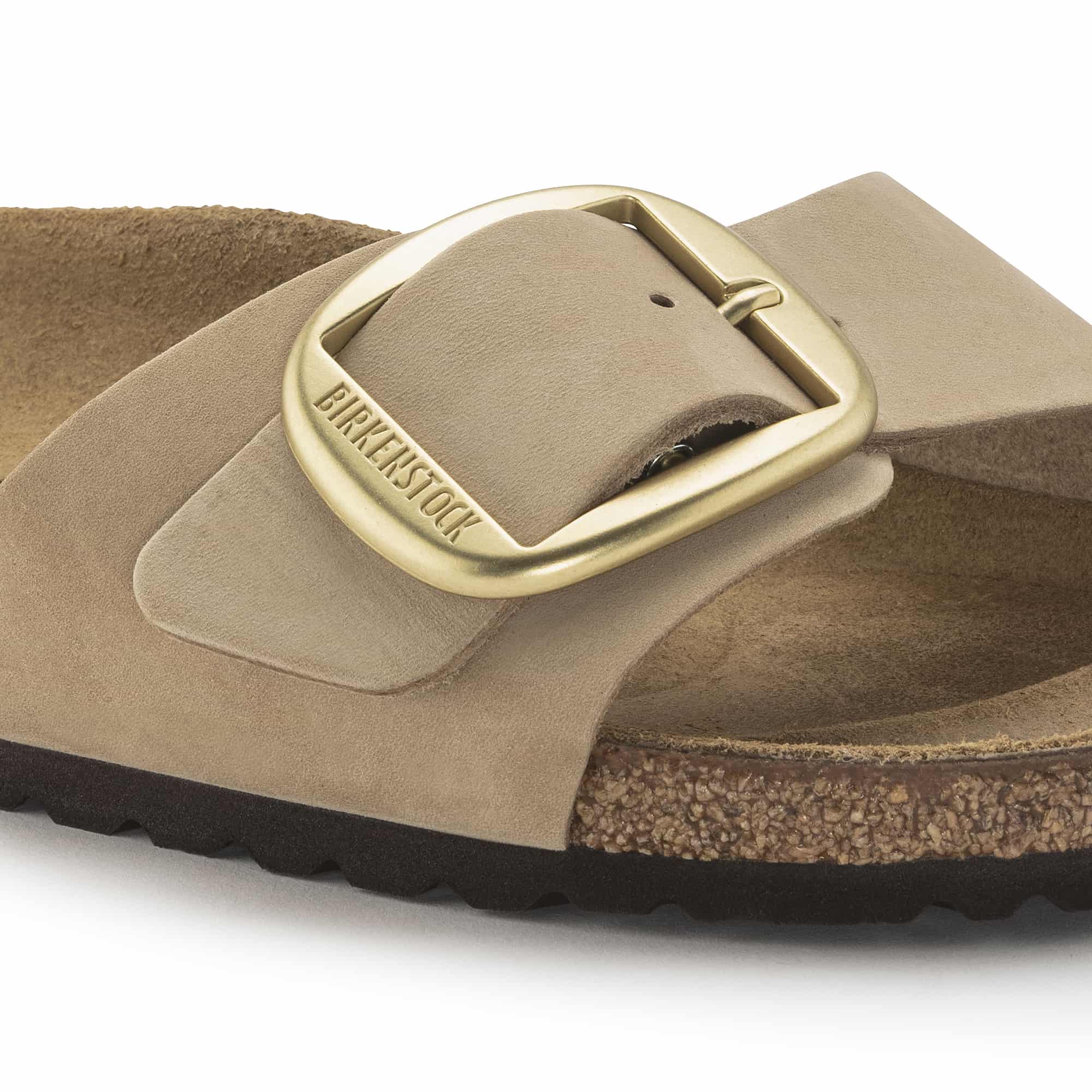 Madrid Big Buckle Nubuck Leather