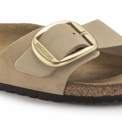 Madrid Big Buckle Nubuck Leather