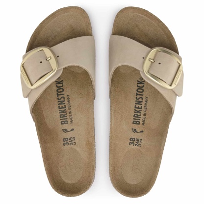 Madrid Big Buckle Nubuck Leather