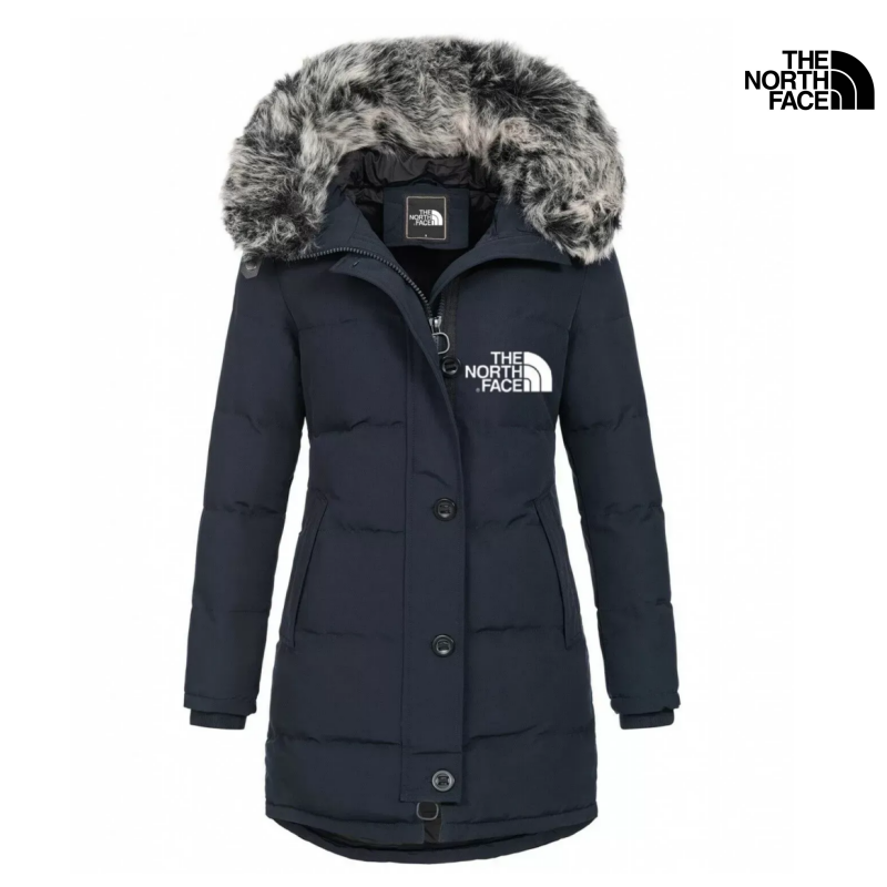 2024 Fashion ladies parka coat with fur collar